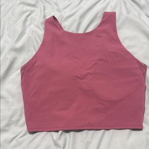 Women's Pink Crop Bra Top